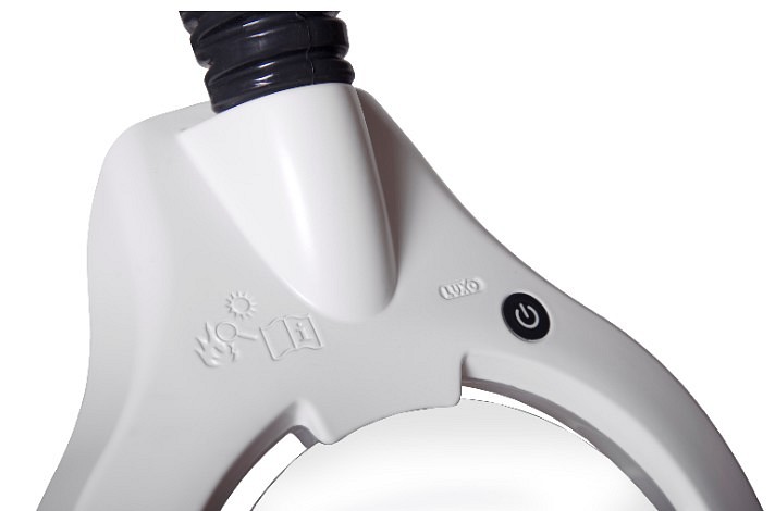 Luxo, Circus luplampe 3,5D, hvid, LED m. AH bordholder