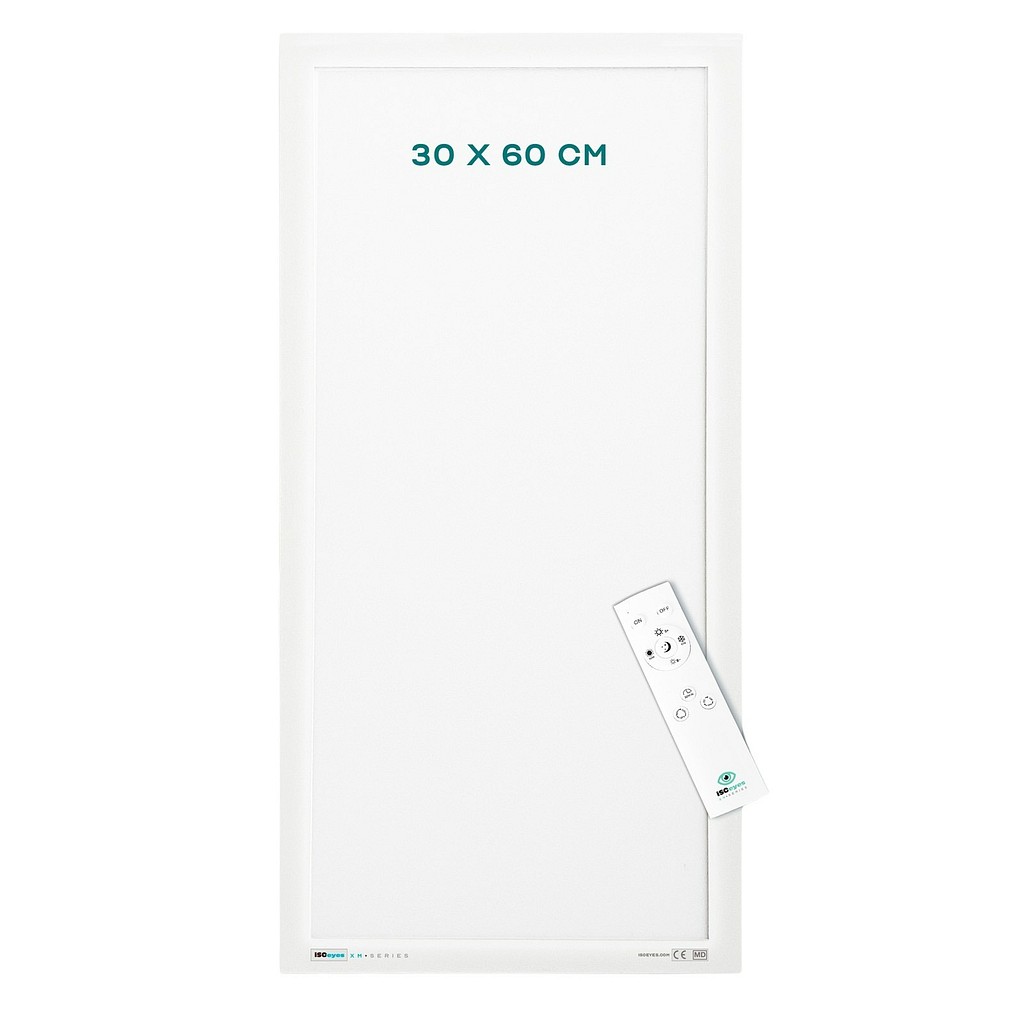 ISOeyes, Lys panel, LED, hvid, til synsprøvetavle, 30 cm x 60 cm