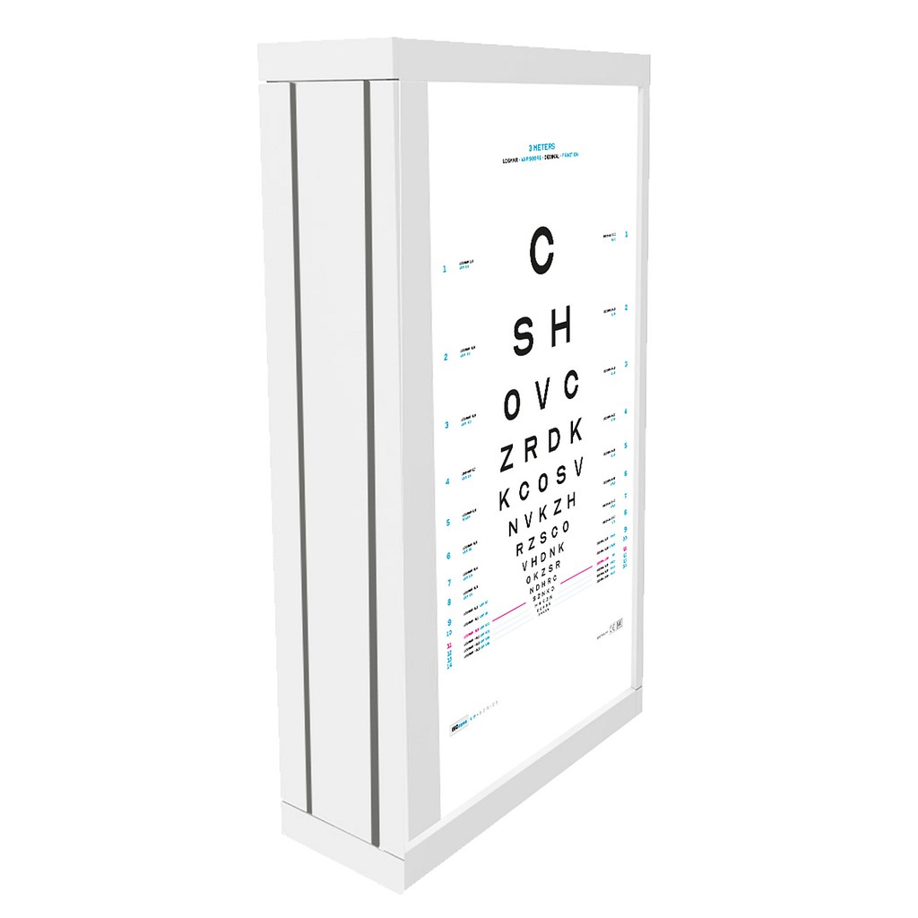 ISOeyes, Synstavleindsats, 3 m, Optican A, hvid, 39 x 62 cm