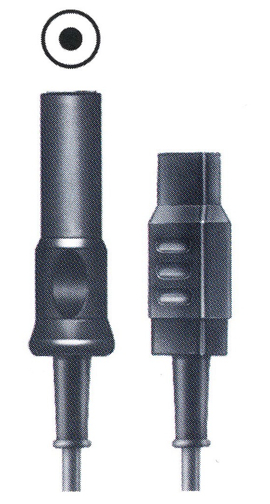 Erbe, bipolar kabel, 3 m