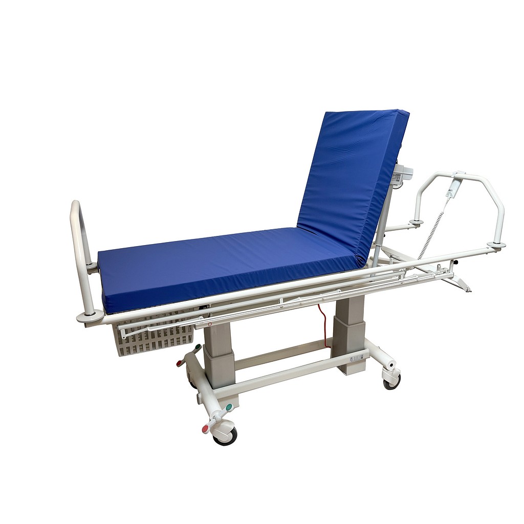 Rehab Care, hvile og transport leje, 2-delt, søjleløft, 200 cm x 70 cm x 50-90 cm