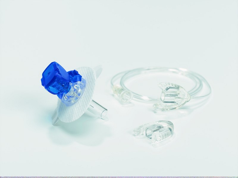 Accu-Chek Flexlink, infusionssæt med vinkelret kanyle, blød, steril, 10 mm kanyle, 60 cm slange
