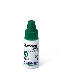GlucoMen, Areo kontrolopløsning Normal, for glukose, 2,5 ml
