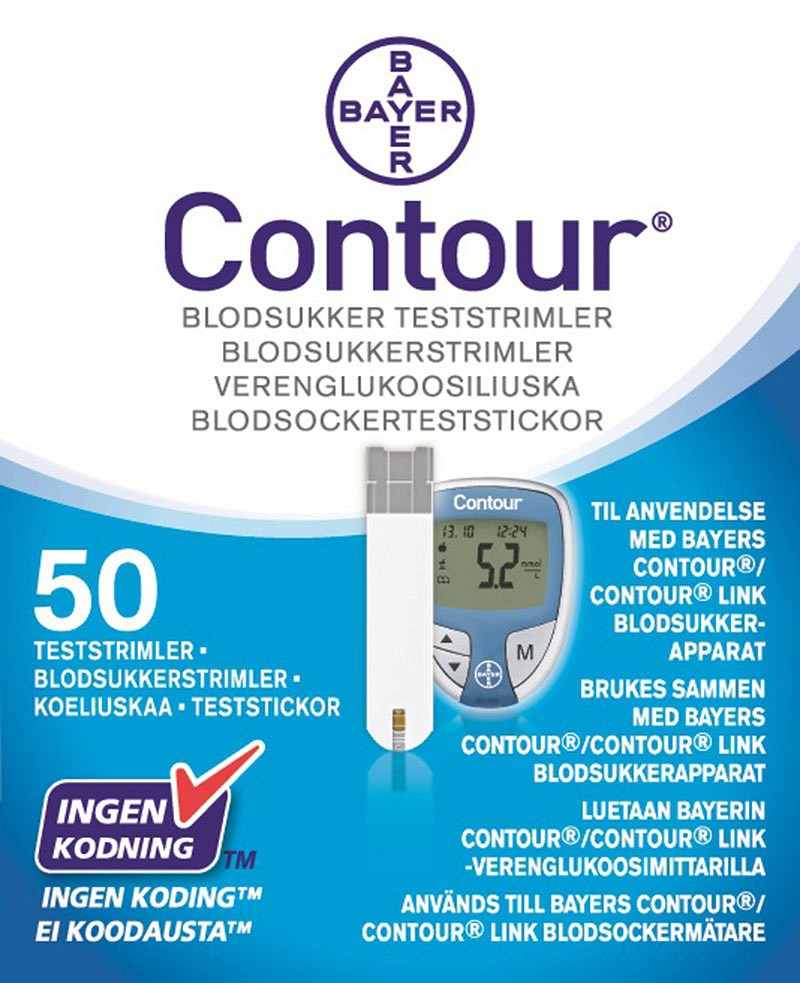Contour, teststrimler