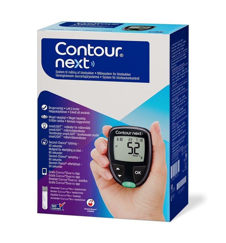 Contour NEXT, blodsukkerapparat med smart-LIGHT, startsæt