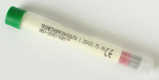 Rosco Neo-Sensitabs, resistenstabletter, Trimethoprim+sulfa, 1.25/23.75