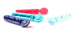 Vitrex, SteriLance Soft lancetter, blå, steril, 32G
