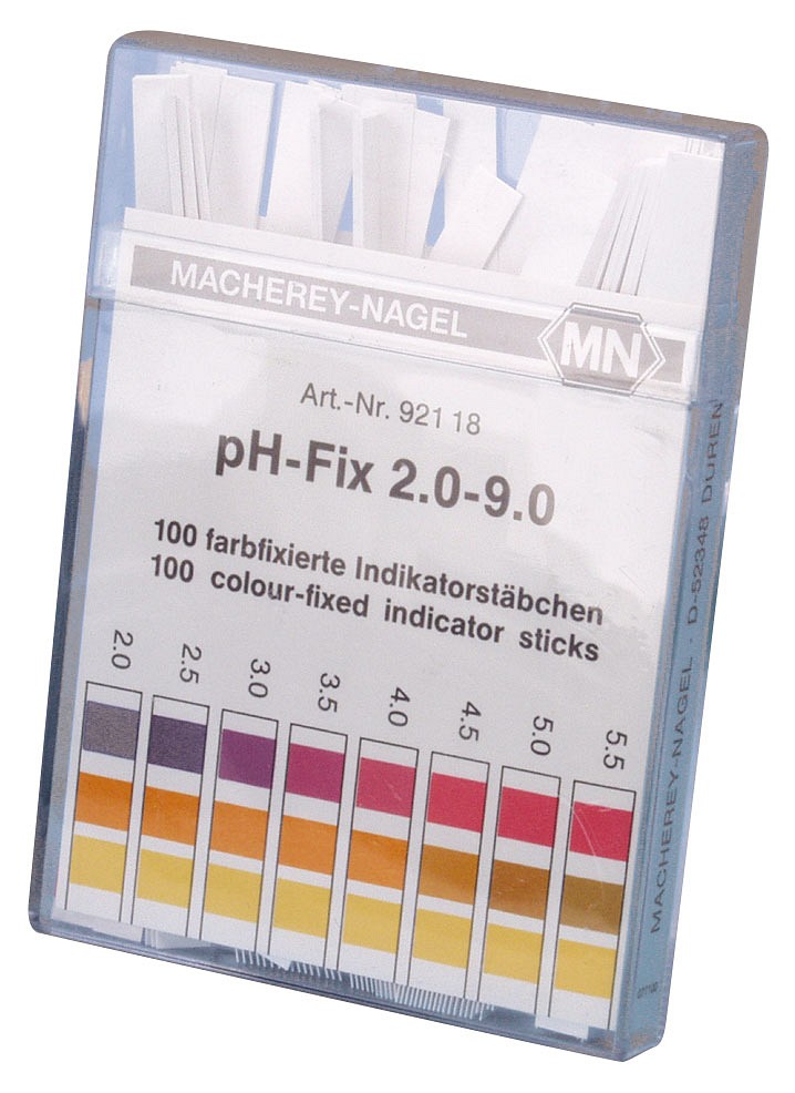 pH sticks, 2-9, pH graduering 0,5
