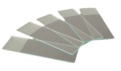 Objektglas, Superfrost uslebne, med hvidt skrivefelt, 76 mm x 26 mm