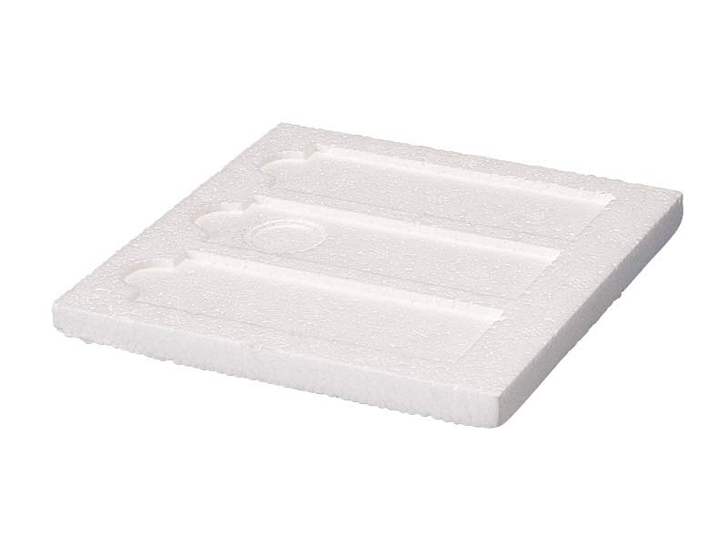 Forsendelsesemballage, til 3 objektglas, PE m. snap-on låg