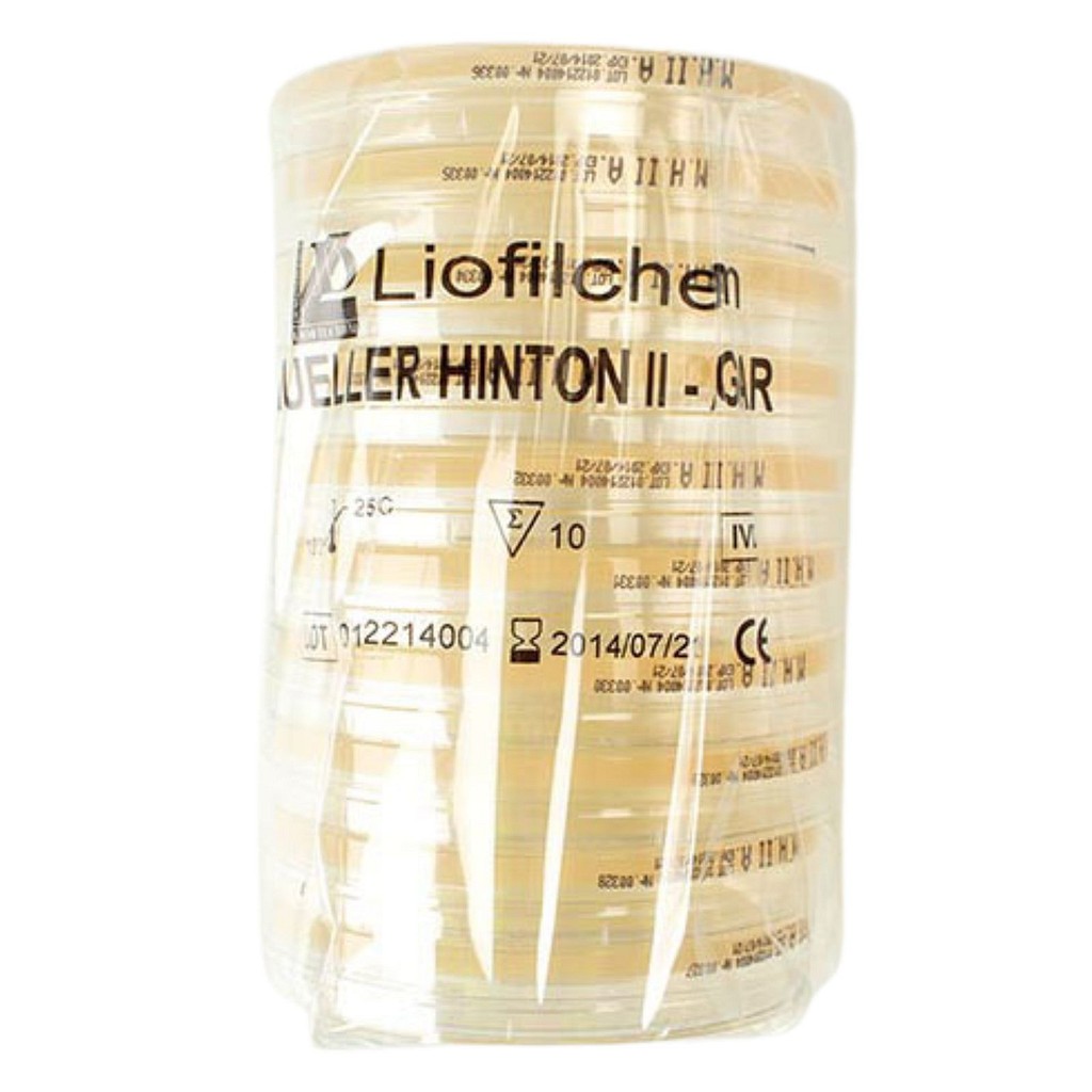 SensiPlate, med Müller- Hinton agar