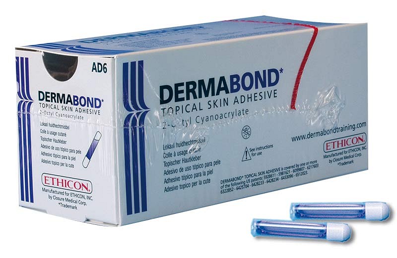 Ethicon Dermabond, vævslim, violet, steril, 0,5 ml