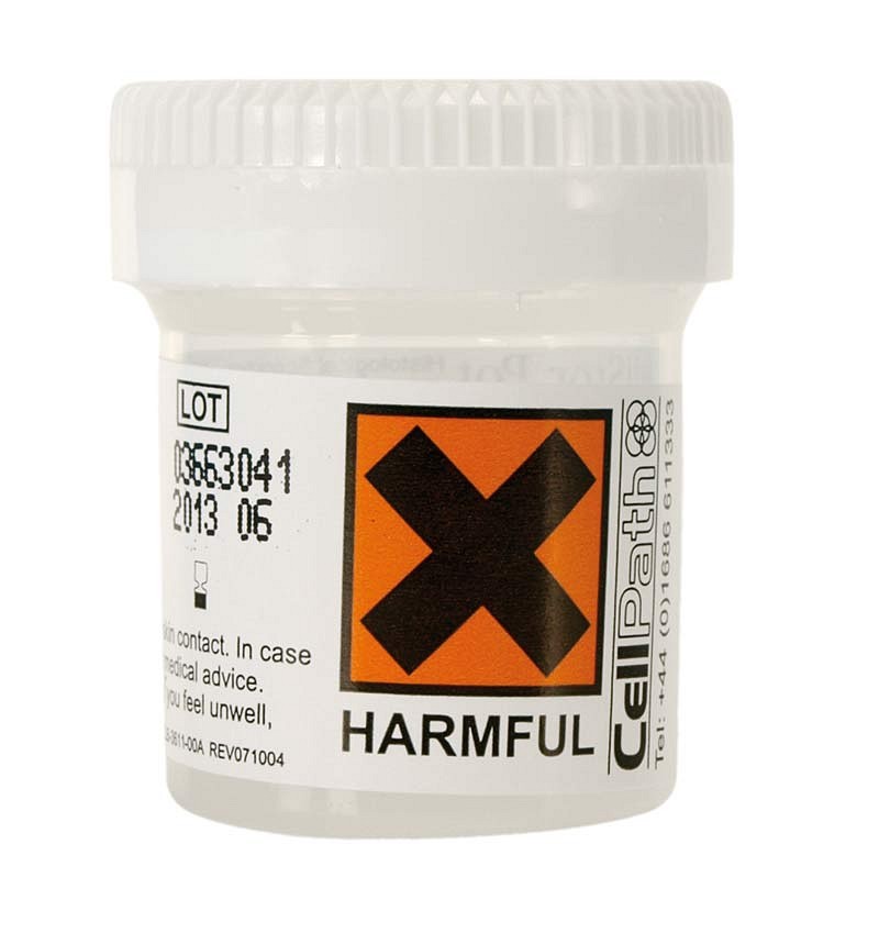 Formalin, 10% vævsprøveglas, 20 ml