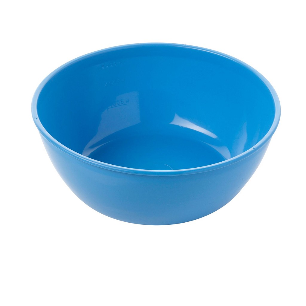 Warwick, haleskål, autoklaverbar plast, blå Ø25cm, 3000 ml