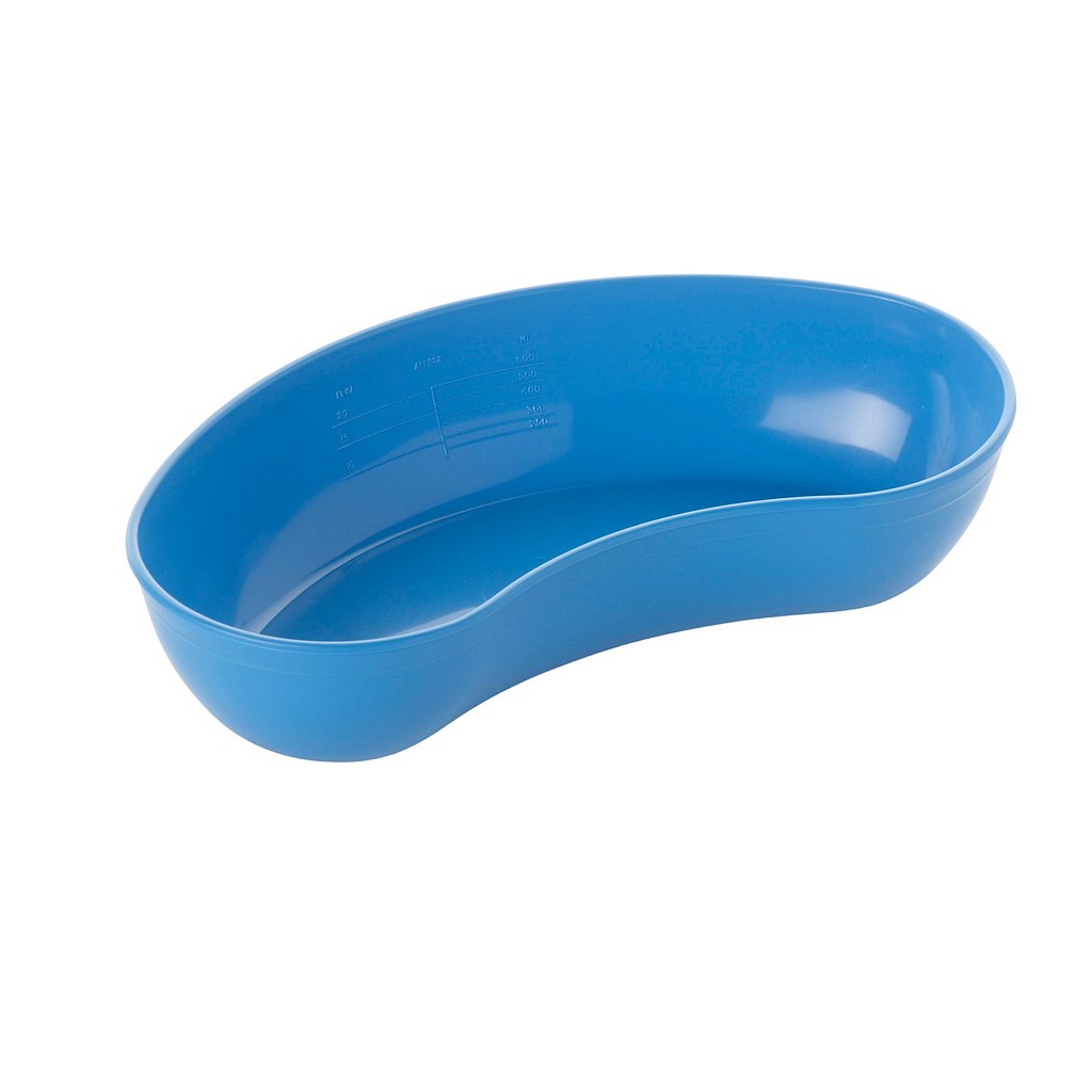 Warwick, pusbækken, autoklaverbar plast, blå, 25 cm