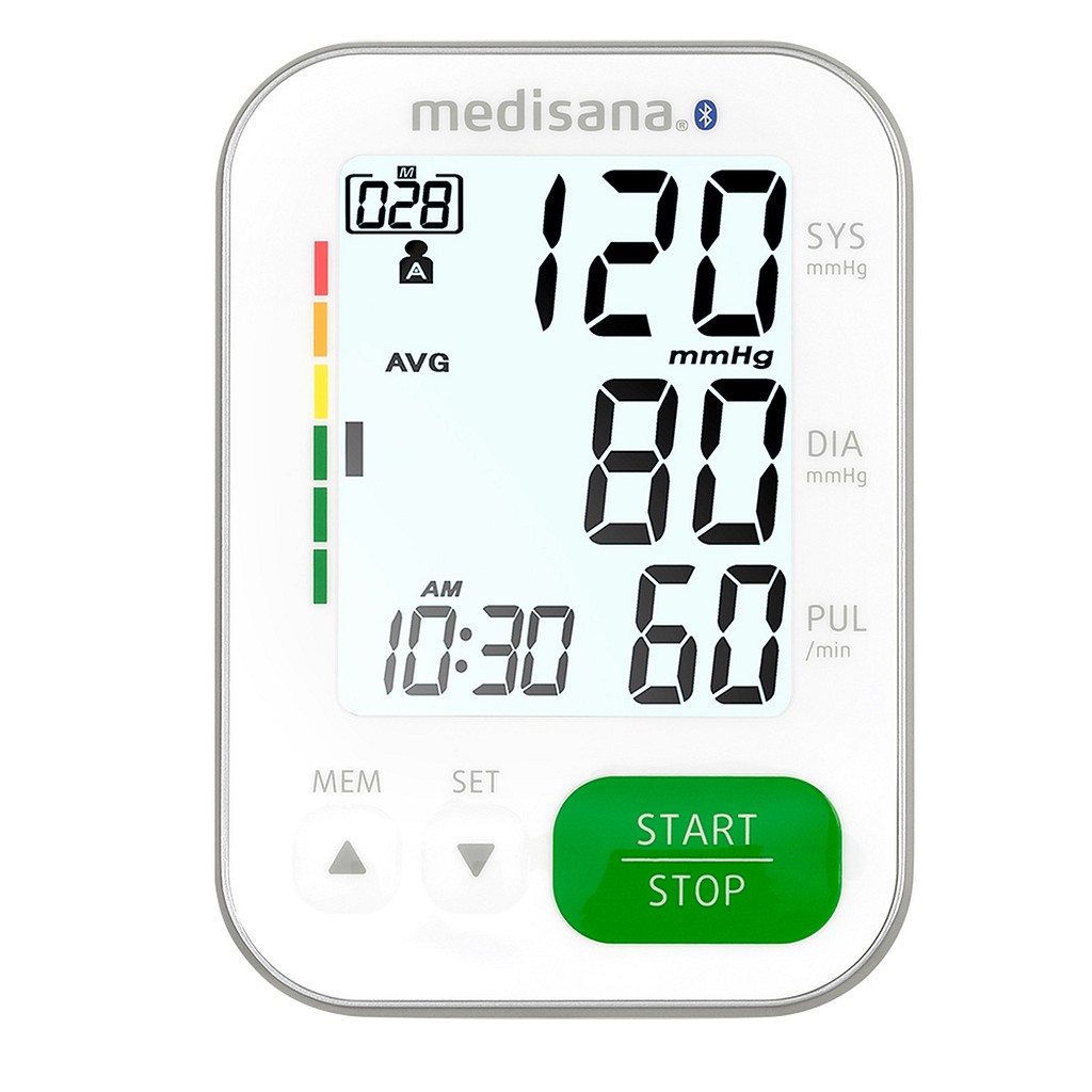 Medisana, BU 570 blodtryksapparat m. bluetooth (hvid)