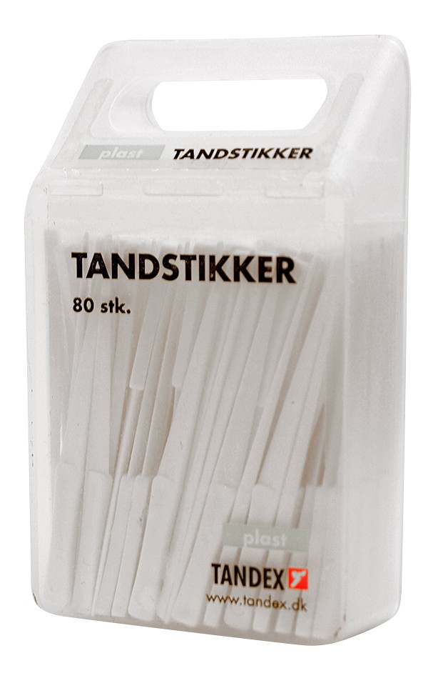 Tandex, tandstikker i plast