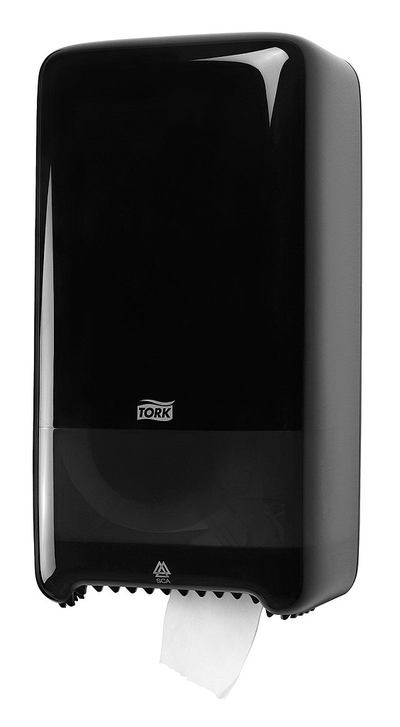 Tork, dispenser til toiletruller T6, sort