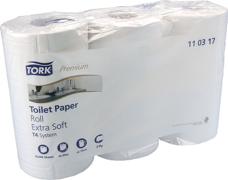 Tork Premium, 3-lags toiletpapir, extra soft T4