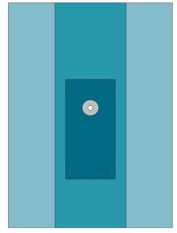 Barrier, ekstremitets-hullagen, hul 5x7cm, 3-lag, steril, 230 cm x 318 cm