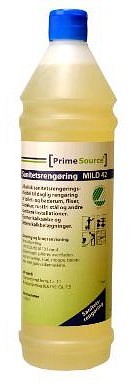 Prime Source, Mild 42 sanitetsrengøring, alkalisk, Svanemærket, 1 l