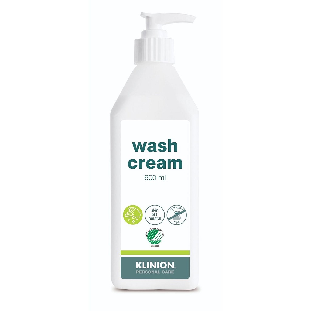 Klinion, Wash cream med pumpe, 600 ml