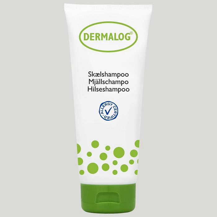 Dermalog, skælshampoo, ståtube, uden parfume, 200 ml