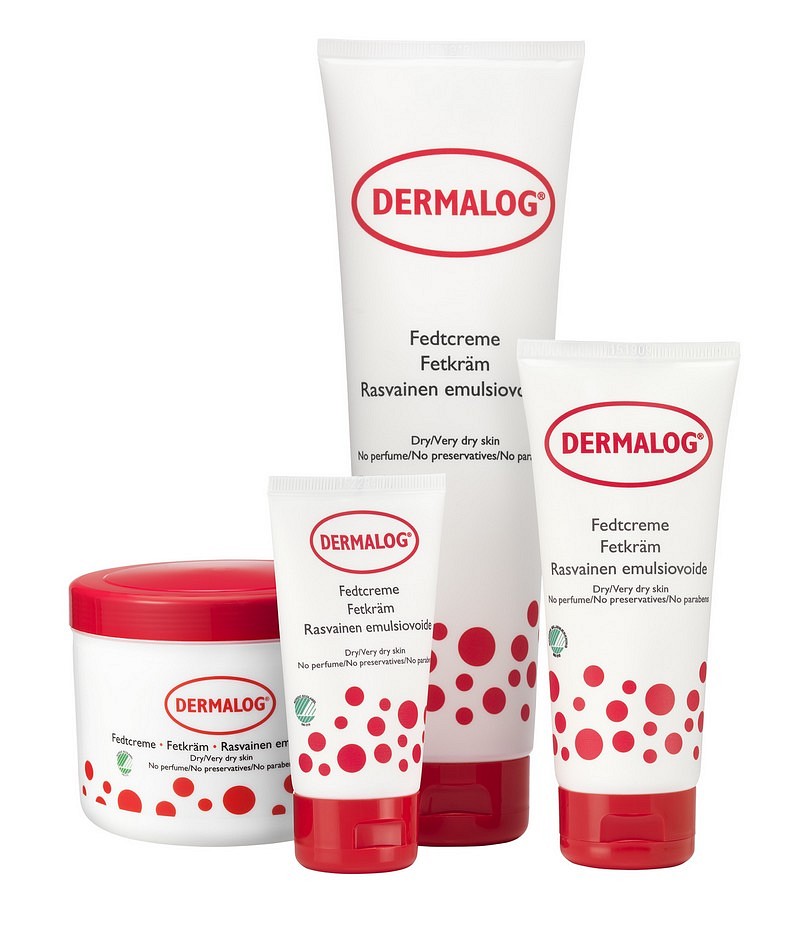 Dermalog, fedtcreme, rød uden parfume, 50 ml