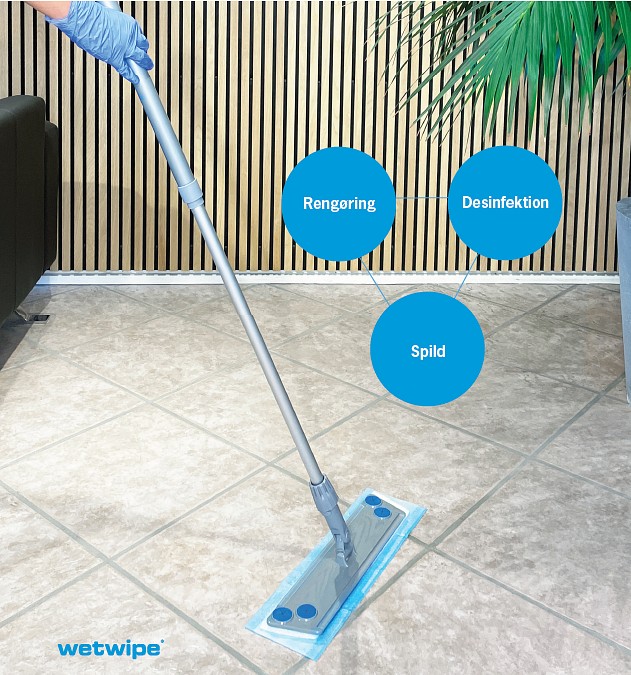 Wet Wipe, Plast sål til fremfører 40 cm
