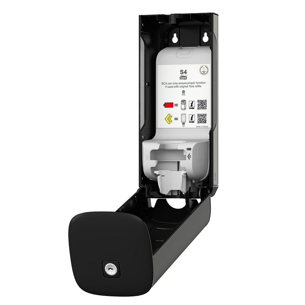 Tork Dispenser, S4 til skumsæbe, sensor - touchfree, rustfri stål, 1000 ml