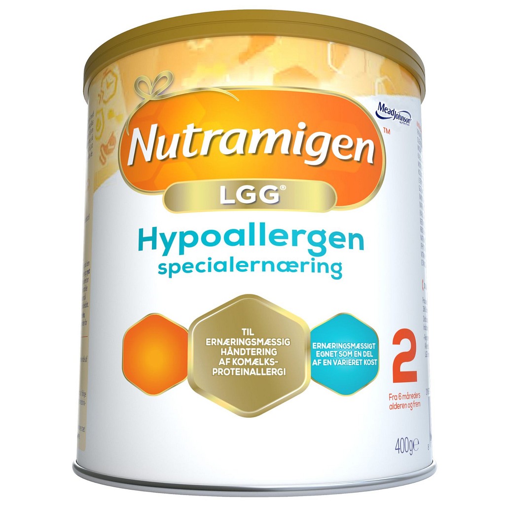 Nutramigen 2 LGG, modermælkserstatning, allergi, 400 g