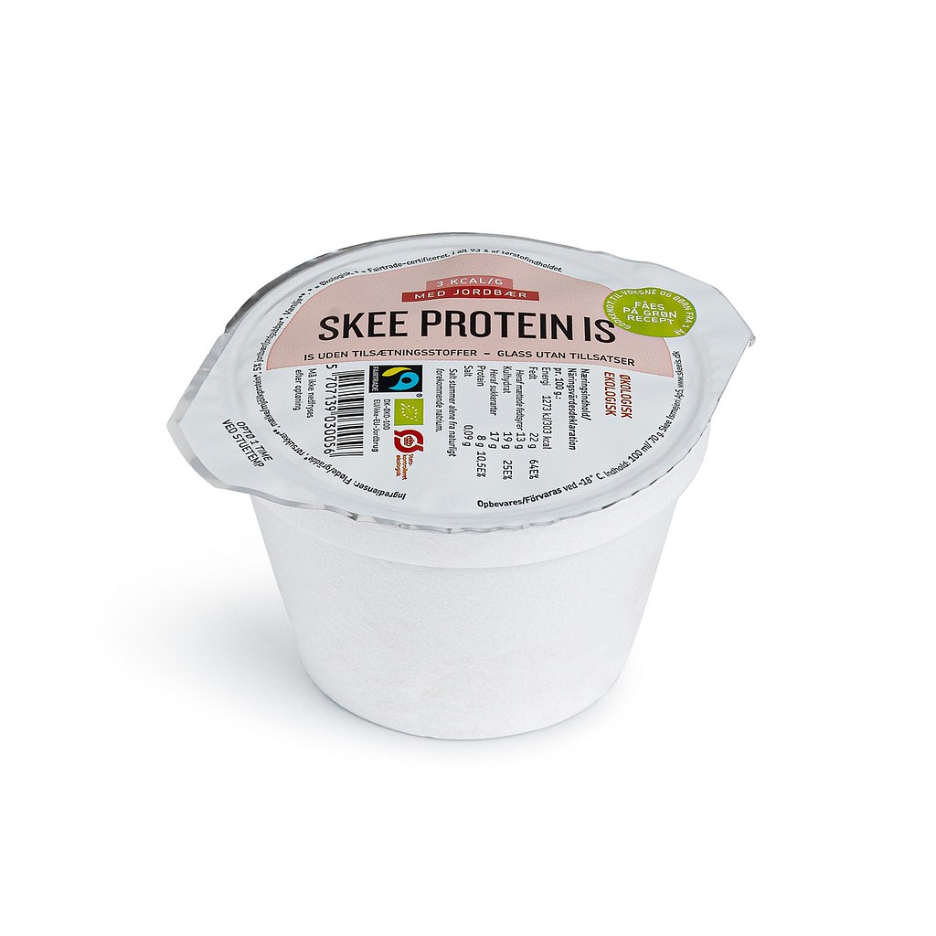 SKEE, protein is, jordbær, 70 g