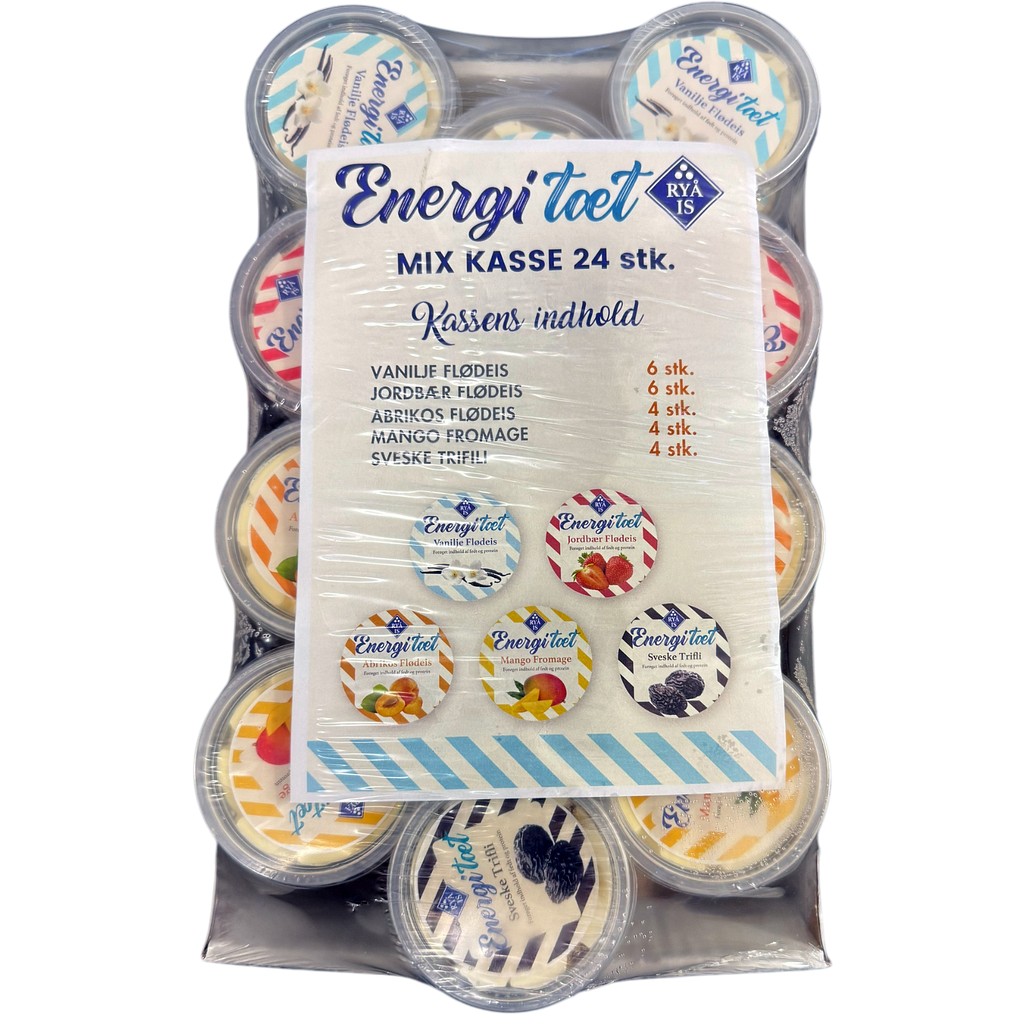 RYÅ IS, energitæt, mix af smage, 70 g