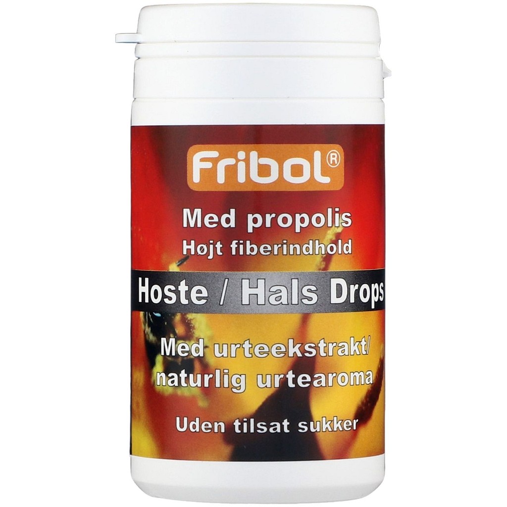 Fribol, host/hals, bolcher, popolis, u/tilsat sukker, 60 g