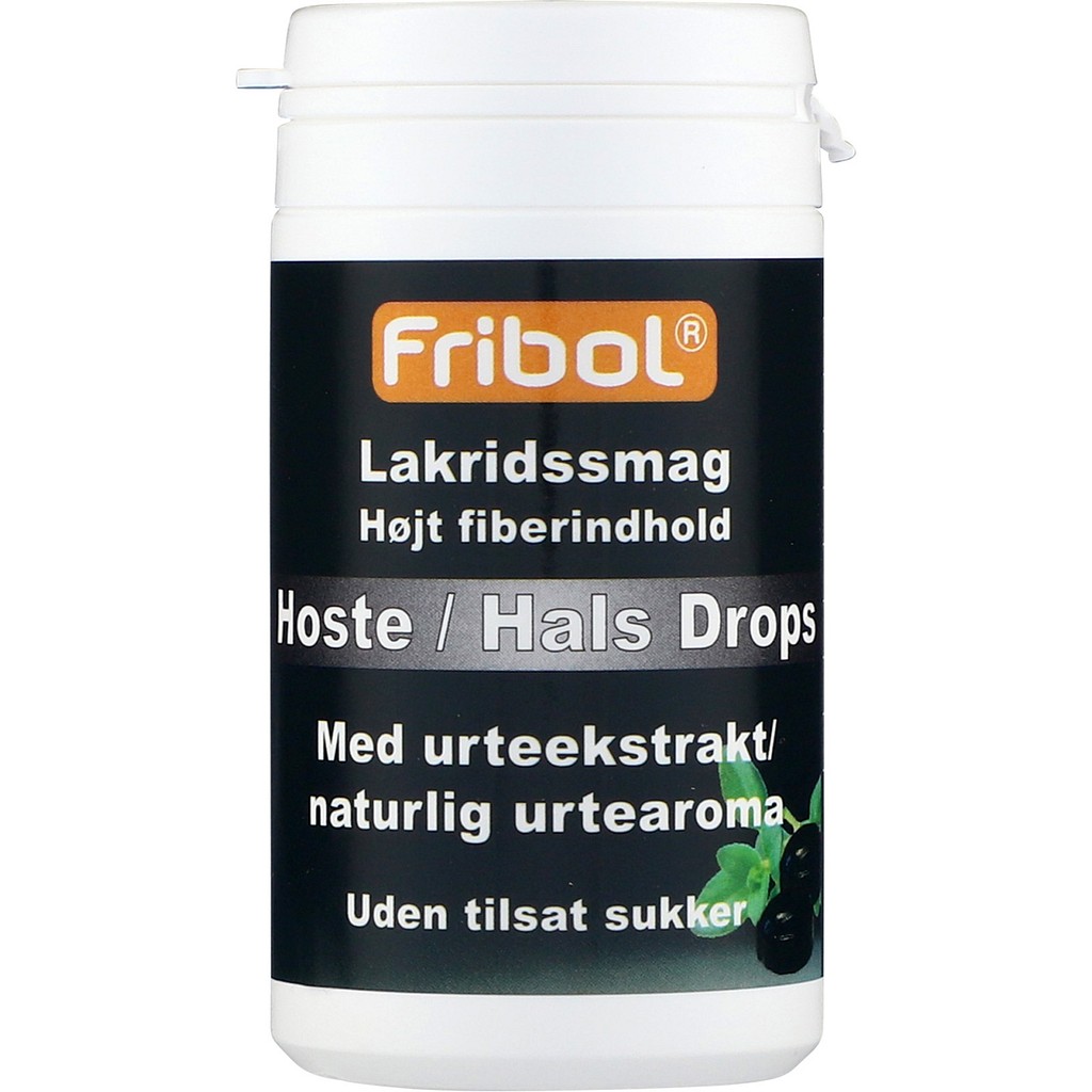 Fribol, host/hals, bolcher, lakrids, u/tilsat sukker, 60 g