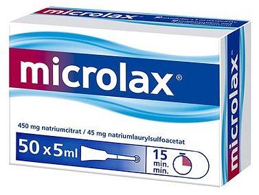 Microlax, Håndkøbsmedicin rectalvæske 5ml HF, 5 ml