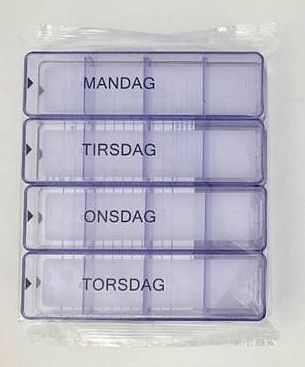 MEDIMAX, ugesæt refill med medicinkort, uden mappe