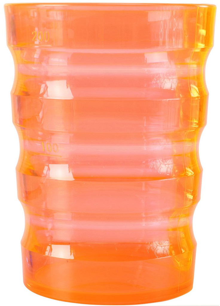 Rika, orange rillekrus uden drikketop
