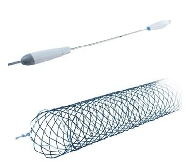Micro-Tech Metal Bilary Stent, Shortwire,cylinder, Ø 10 mm, part-cov, 100 mm