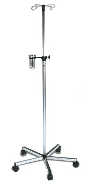 KaWe, dropstativ, 4 kroge, 5 hjul - 2 m/ bremser, 125 cm x 213 cm