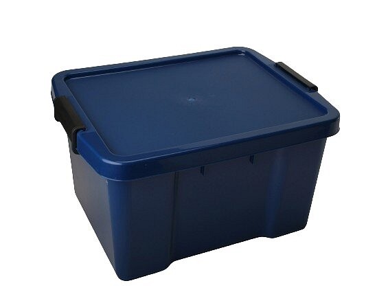 Sårplejekasse, blå 2,5 l, 29 cm x 18 cm x 11,3 cm
