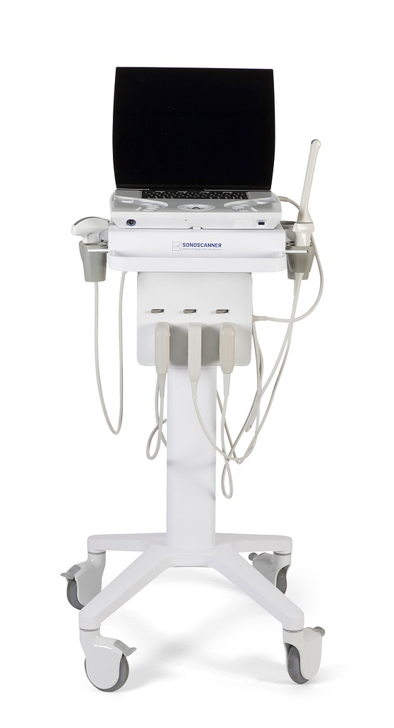 Sonoscanner, Ondina ultralydsscanner 15in HD skærm, med 2 prober
