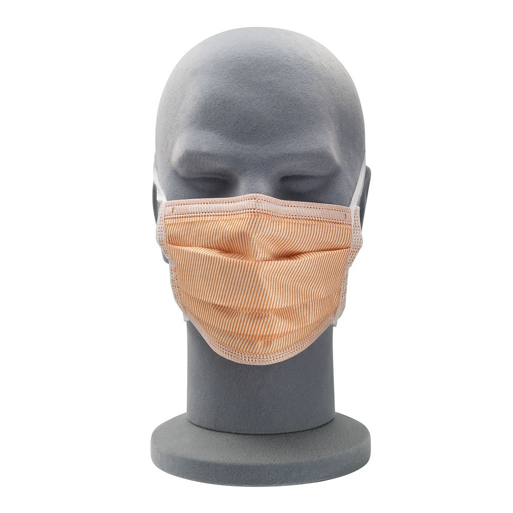 Klinion, 365 maske, type IIR, orange, anti-dug, m.bindebånd