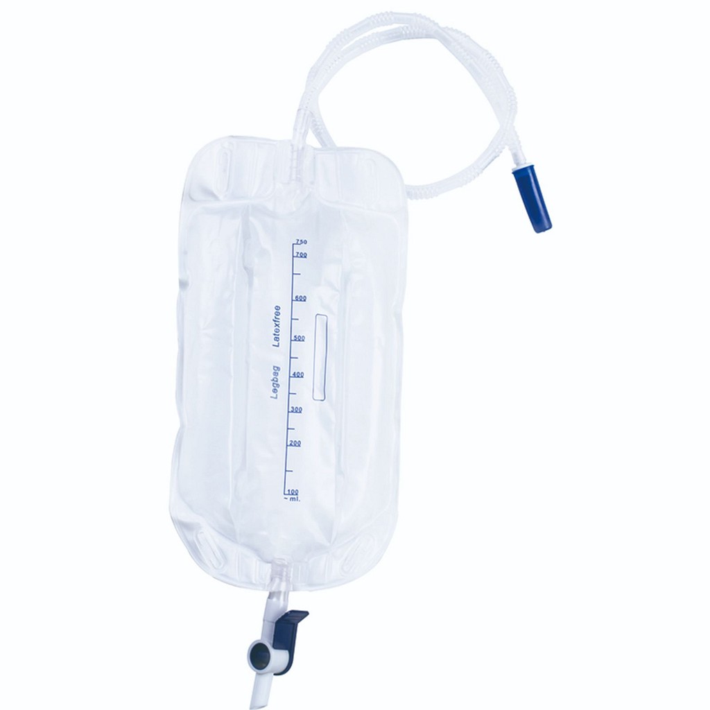 CURIbag, benpose, 50cm just.slange, drejeventil, NW, 800 ml