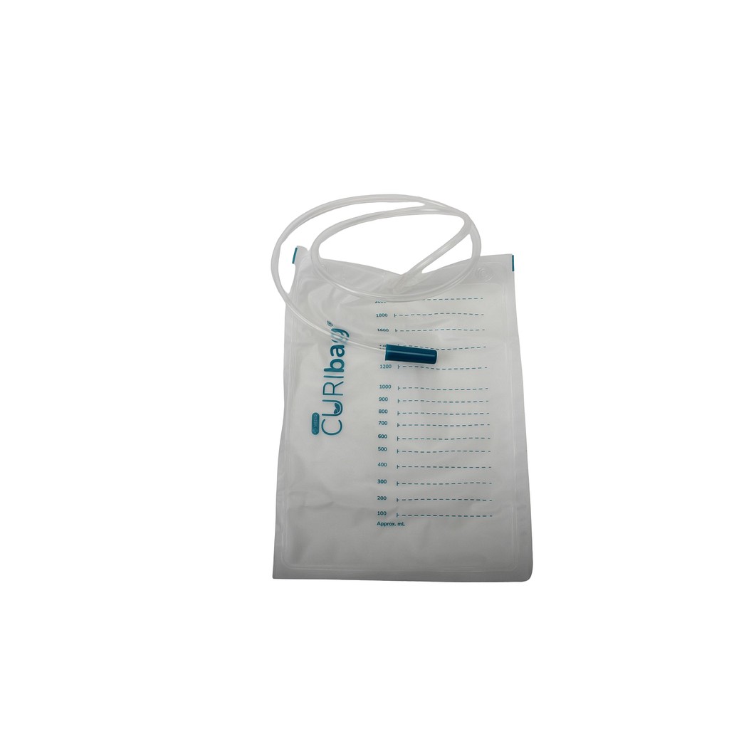 CURIbag, sengepose, 90cm slange, u. bundaftap, 2000 ml