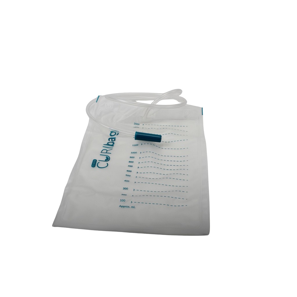 CURIbag, sengepose, 90cm slange, u. bundaftap, 2000 ml