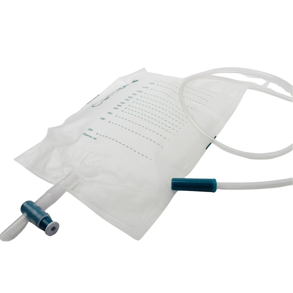 CURIbag, sengepose, 90cm slange, krydsventil, 1500 ml