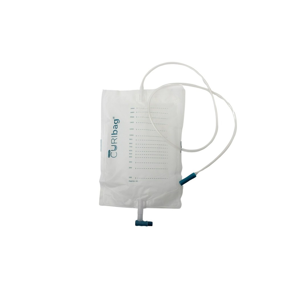 CURIbag, sengepose, 90cm slange, krydsventil, 1500 ml