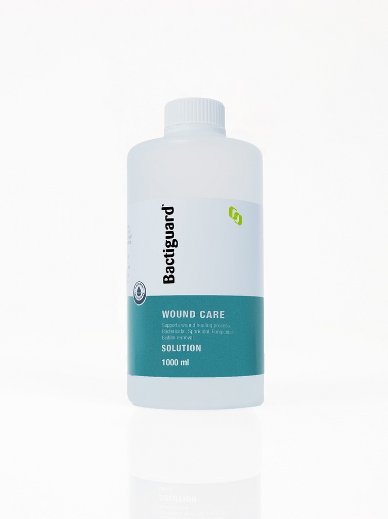 Bactiguard wound care, Antimikrobiel sårskyllevæske u. spray, 1000 ml