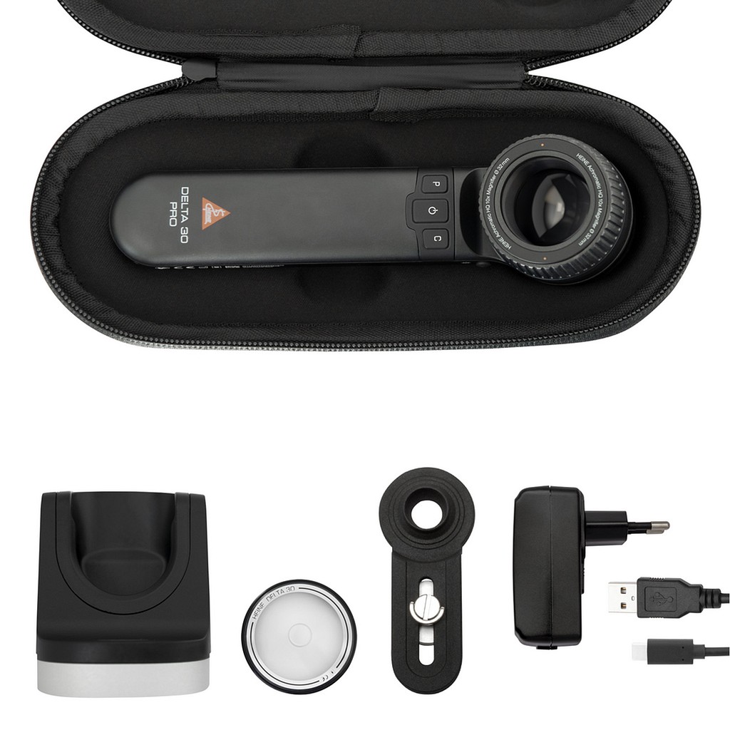 Heine Delta 30 Pro Bundle, dermatoskopsæt komplet
